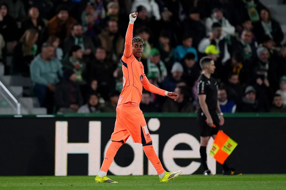 Lamine Yamal equals Diego Maradona’s Barcelona goal tally with strike vs Elche