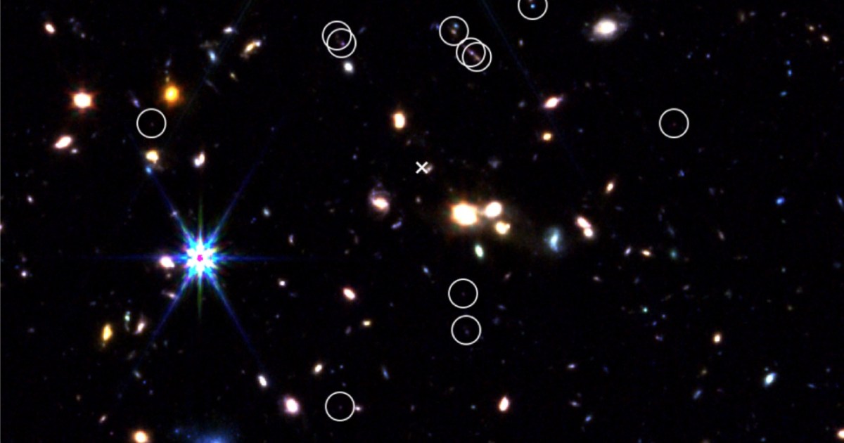 JWST shakes up the hunt for earliest galaxy cluster