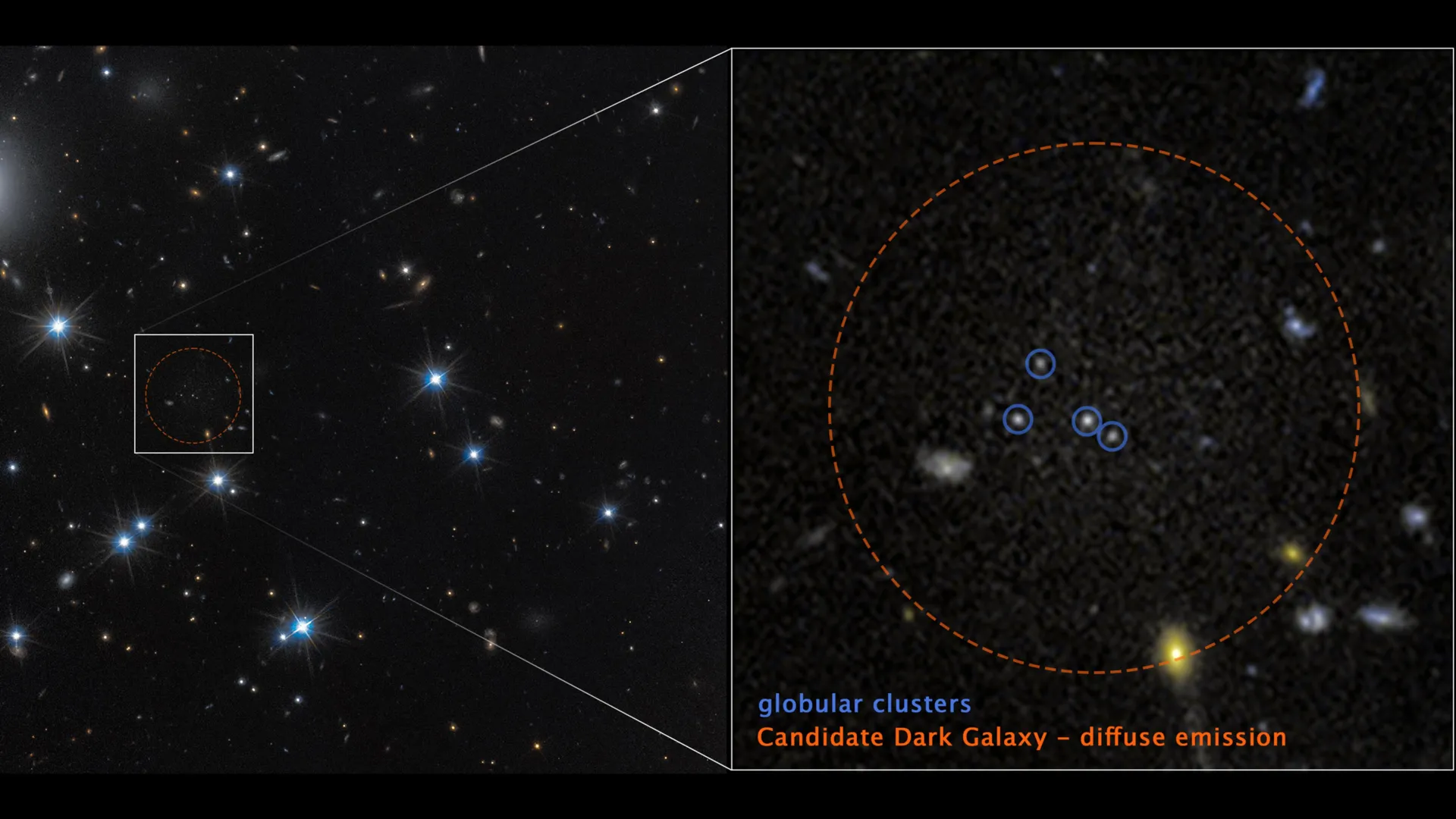 NASA’s Hubble spots nearly invisible “ghost galaxy” made of 99% dark matter