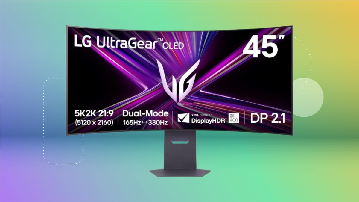 Don’t Wait. You Can Save Over $600 on LG’s 45-Inch Ultragear OLED Curved Gaming Monitor