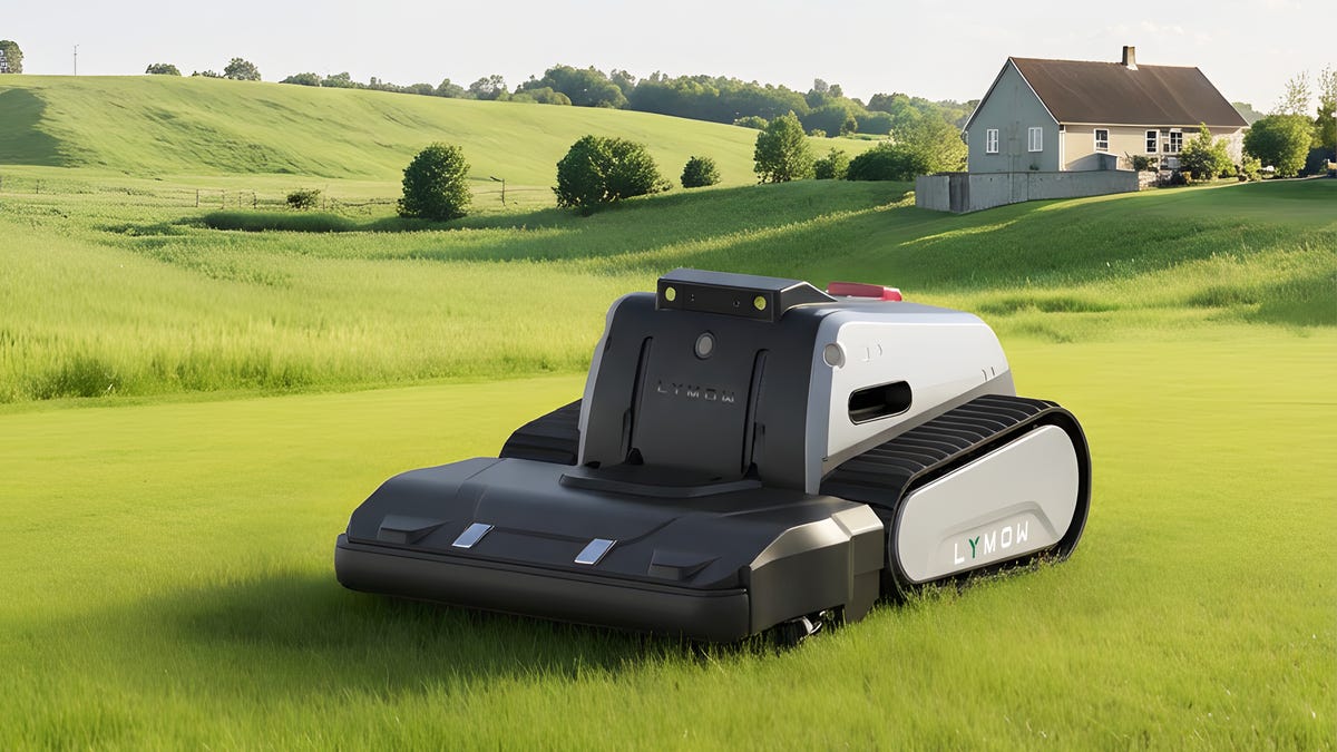 Lymow’s New Robot Lawnmower Can Mow Your Lawn, Mulch and Cross Hills Too