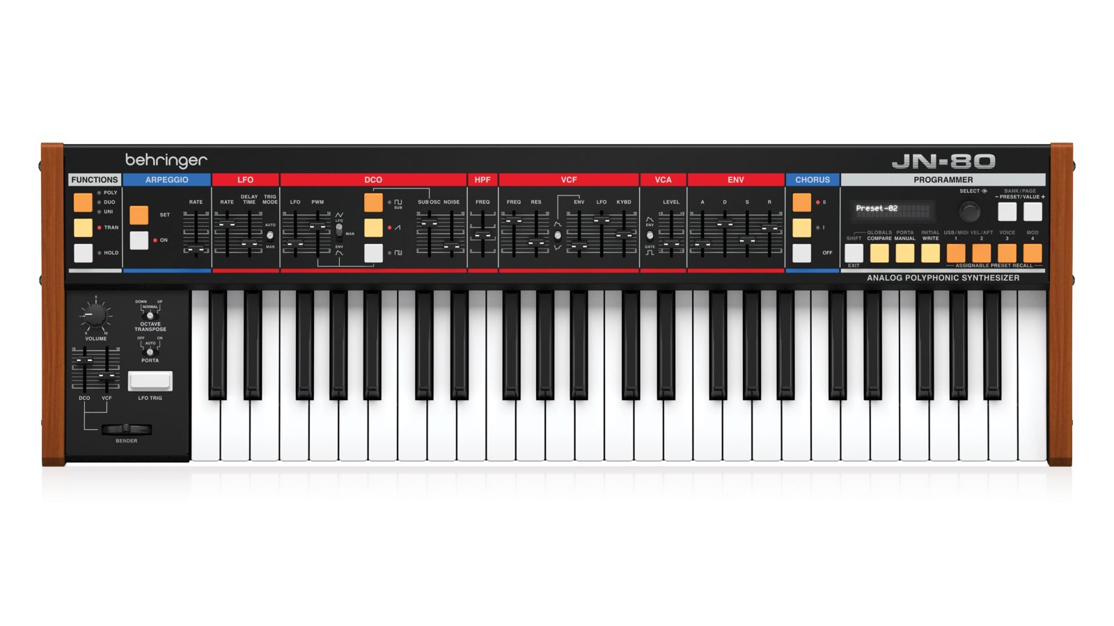 Behringer officially releases its “supercharged” Roland Juno-60 clone, the JN-80