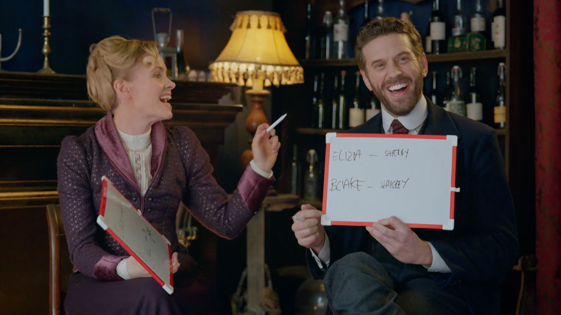 Miss Scarlet | Quiz Time with Kate Phillips and Tom Durant-Pritchard | Masterpiece | Official Site
