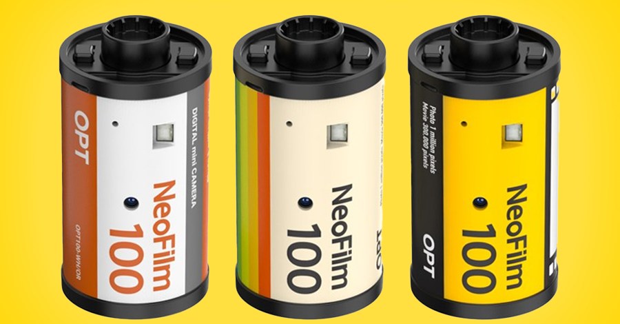 There’s a tiny digital camera inside these retro 35mm film rolls