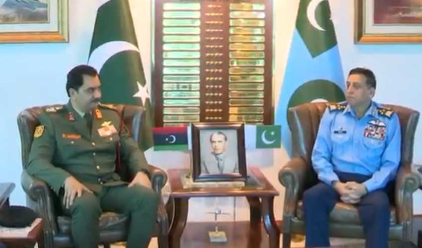 Air chief resolves to strengthen professional cooperation with Libyan Air Force