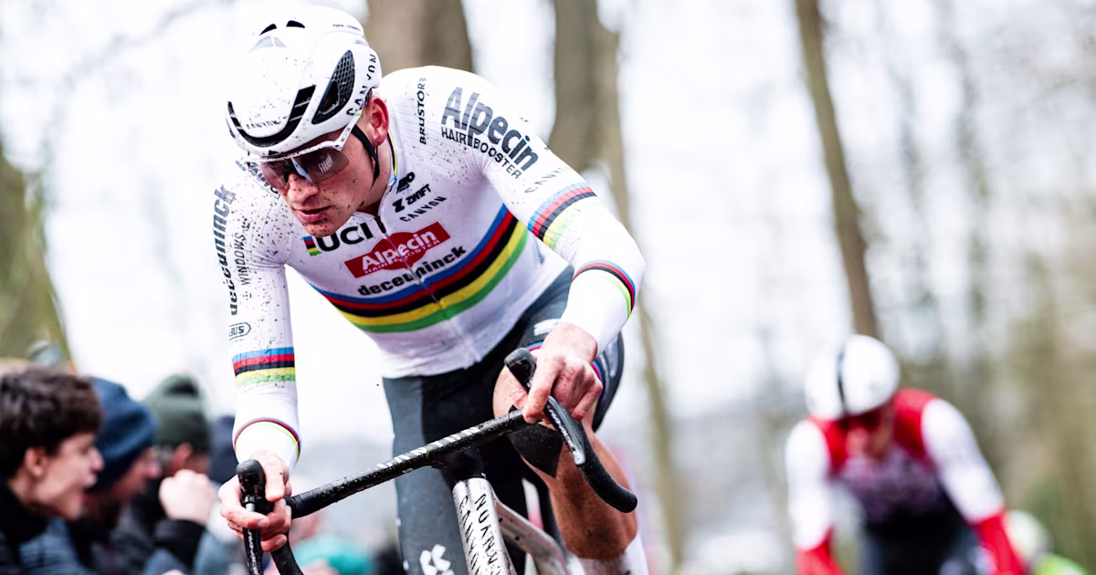 Mathieu van der Poel claims record eighth cyclo-cross world title