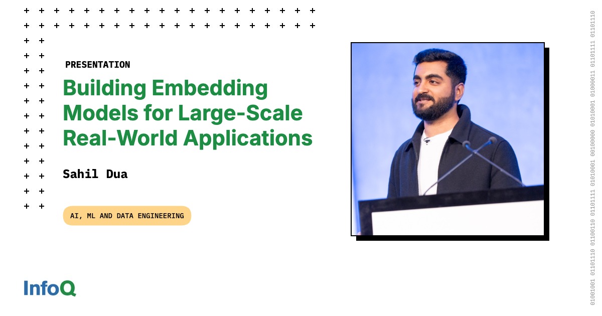 Building Embedding Models for Large-Scale Real-World Applications