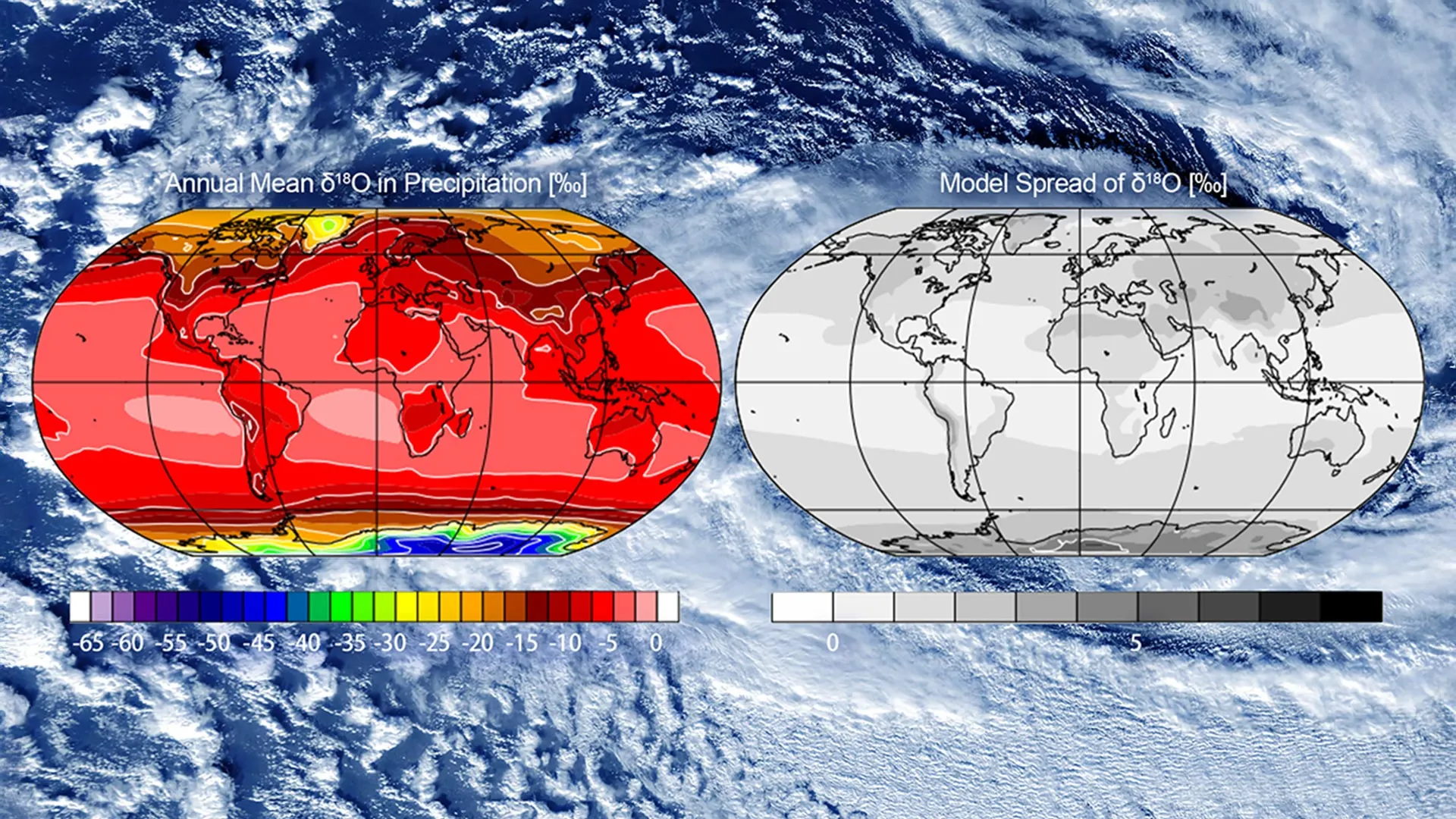 Tracking global water circulation using atomic fingerprints