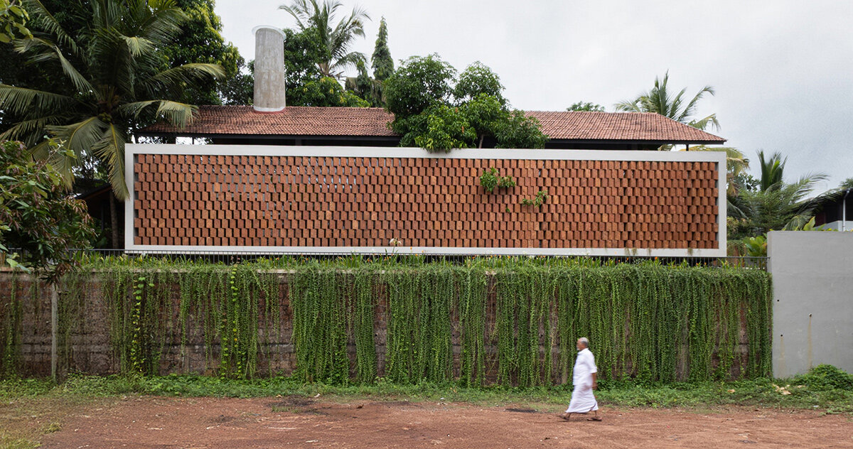 zero studio’s haven house features tropical gardens and breezy brickwork