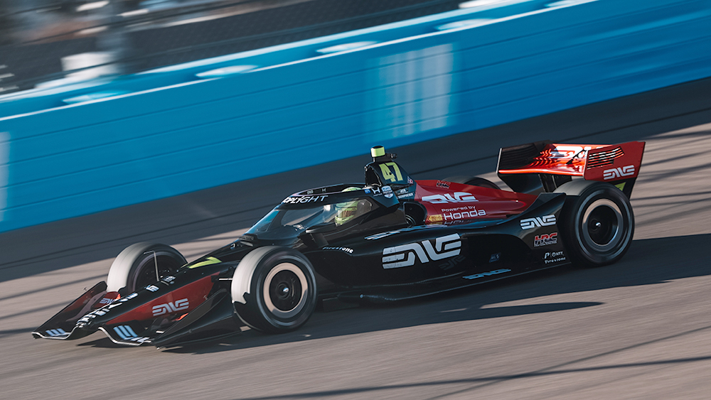 Schumacher Finds Qualifying Speed in Oval Debut