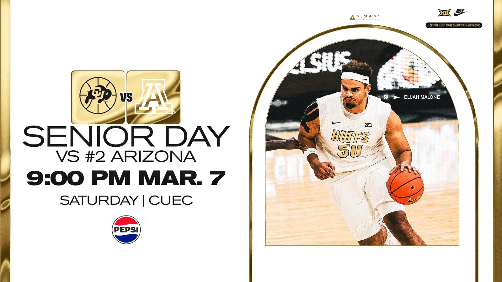 Buffs Host No. 2 Arizona Saturday On Senior Night