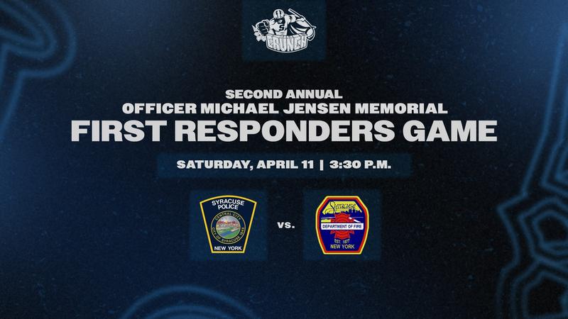 Syracuse Crunch To Hold Second Annual Officer Michael Jensen Memorial First Responders Game April 11