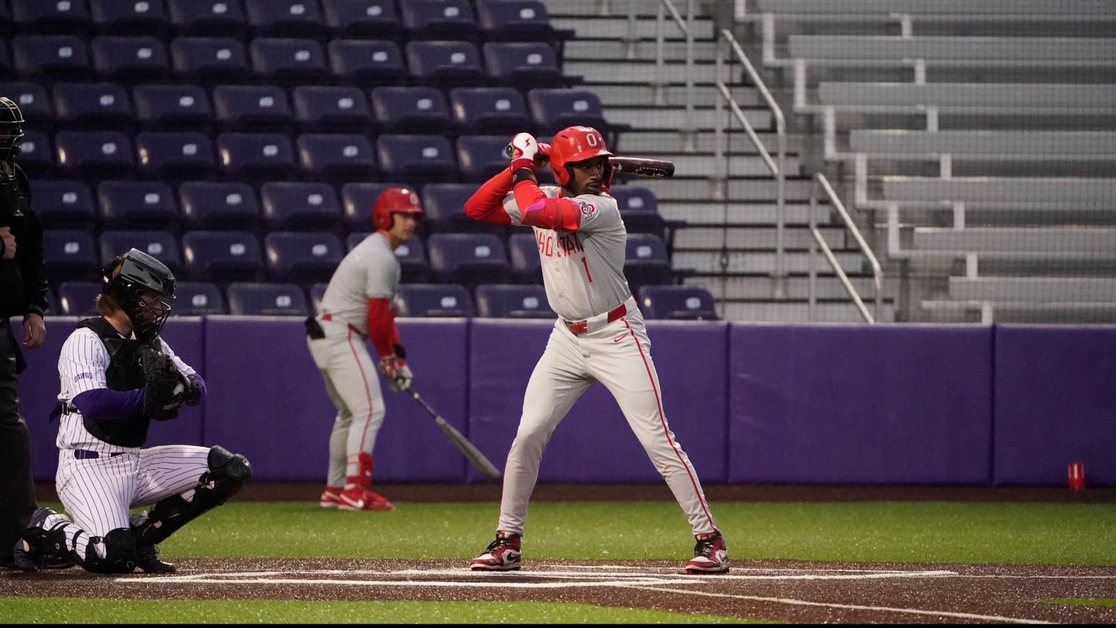 Ellis Goes Yard to Lift Buckeyes Over Huskies in Extra Innings