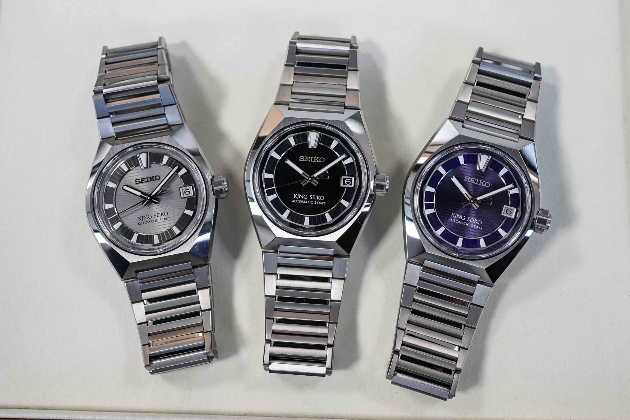 The new King Seiko Vanac Titanium Collection