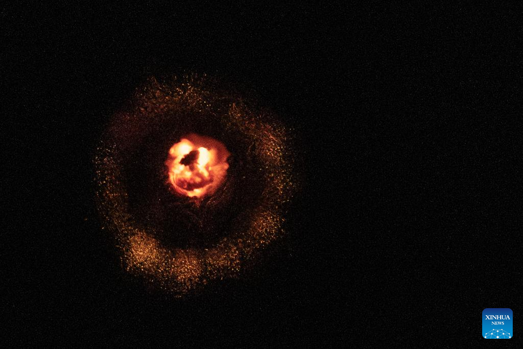 Israeli air defense systems intercept missiles over Israel-Xinhua