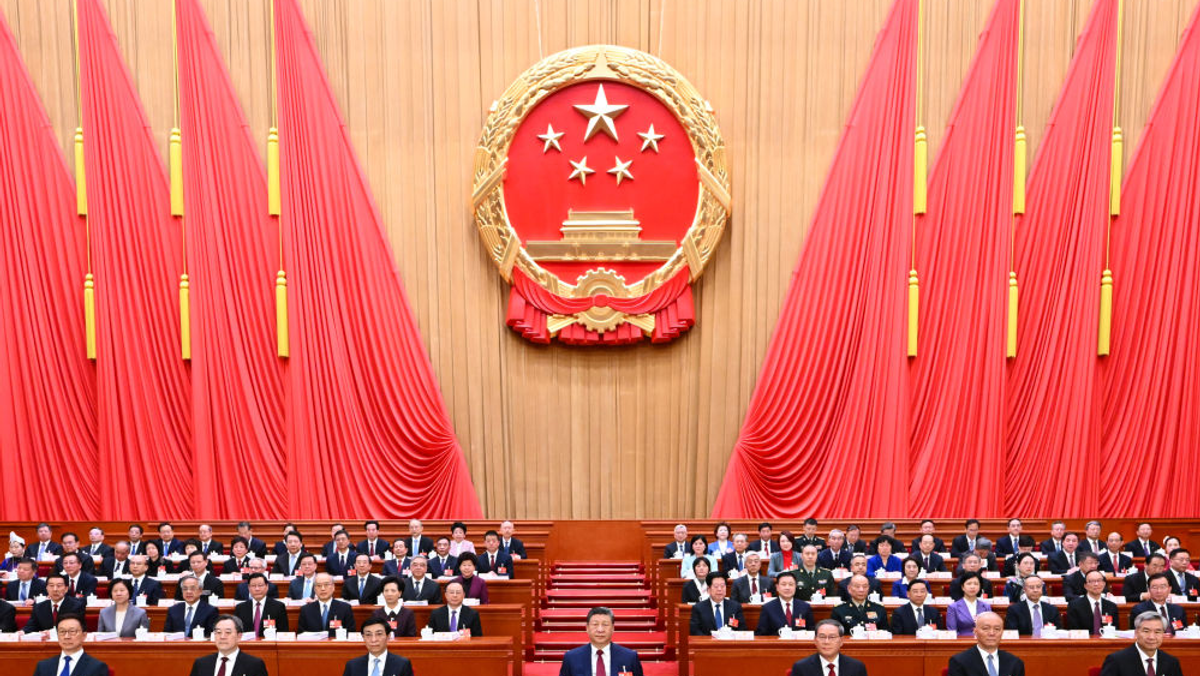 The SCO Secretariat delegation takes part in the opening of the “two sessions” in China