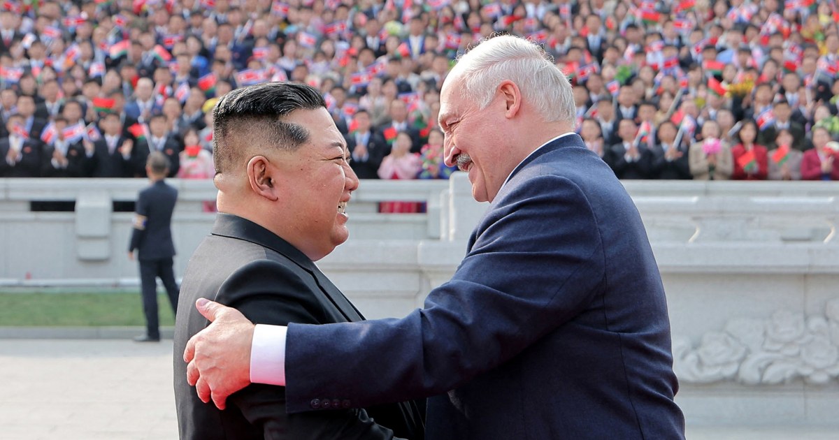 President of Belarus visits Kim Jong Un in Pyongyang, signing friendship treaty