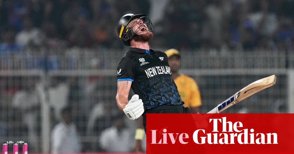 New Zealand demolish South Africa to reach T20 World Cup cricket final – as it happened | T20 World Cup 2026