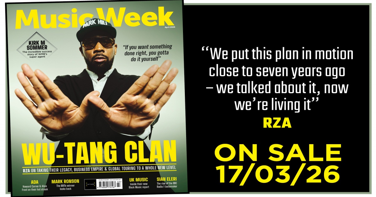 Wu-Tang Clan’s RZA covers the April edition of Music Week | Media