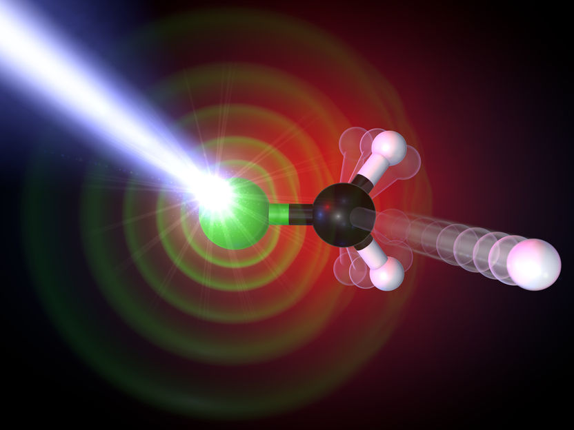 Chemical shifts help track molecules breaking apart in real time