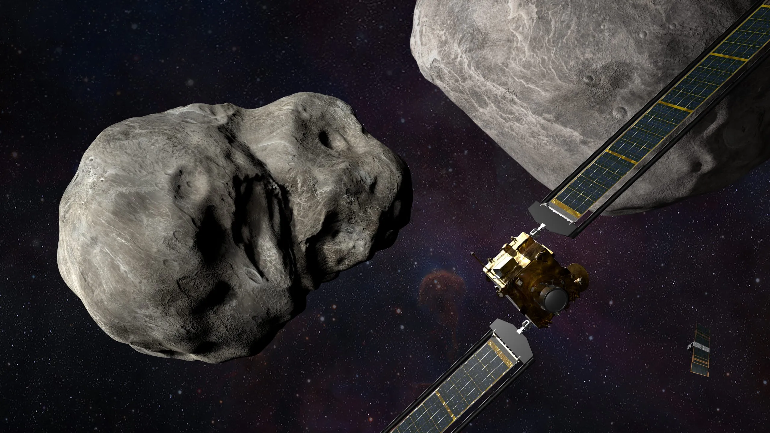 Asteroids Throw Debris at Their Moons, DART Reveals