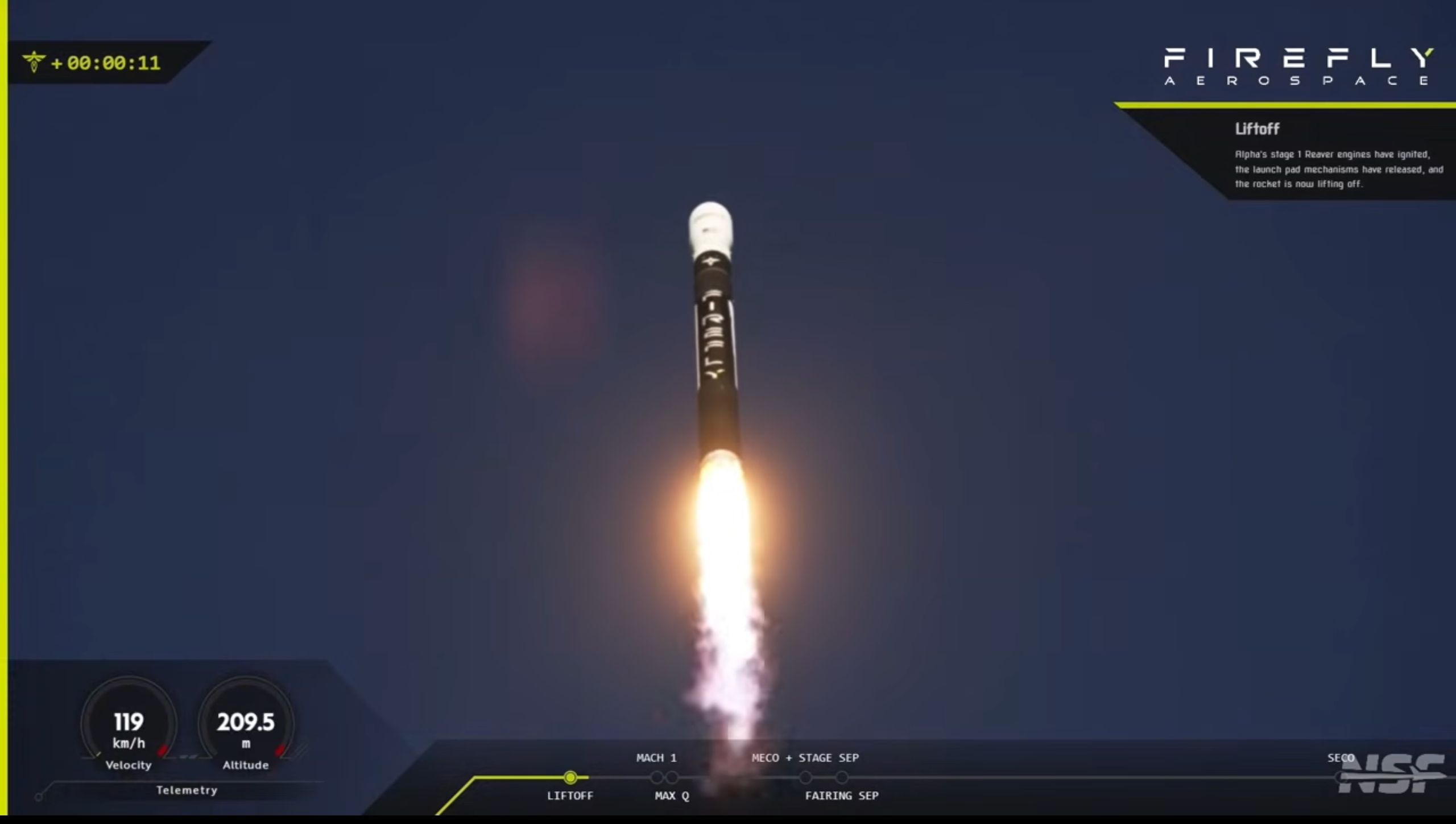 Firefly Aerospace’s Alpha rocket reaches orbit on 1st launch since explosive accidents last year (video)