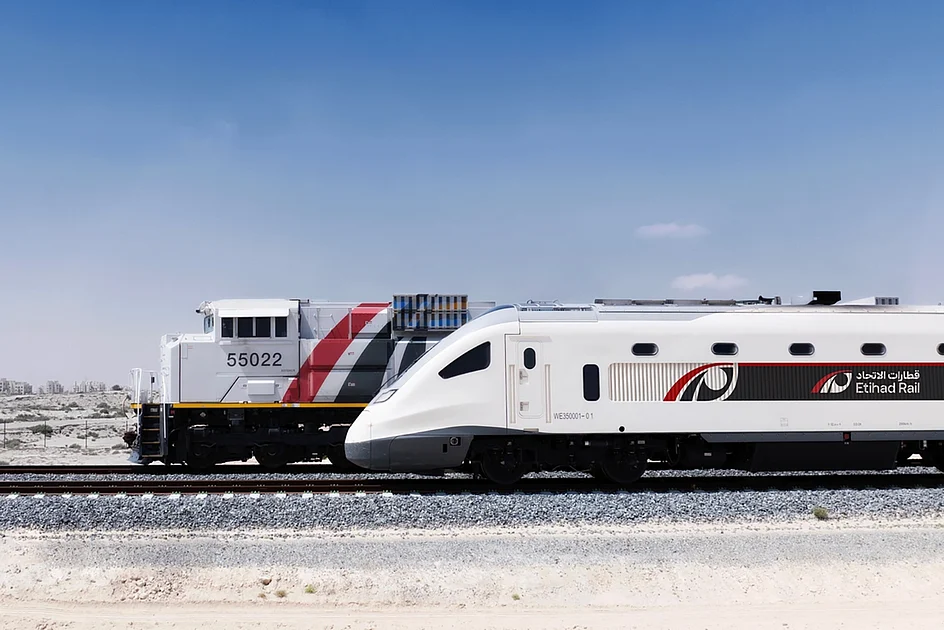 Etihad Rail conducts trial run of passenger train connecting Saudi border with Abu Dhabi