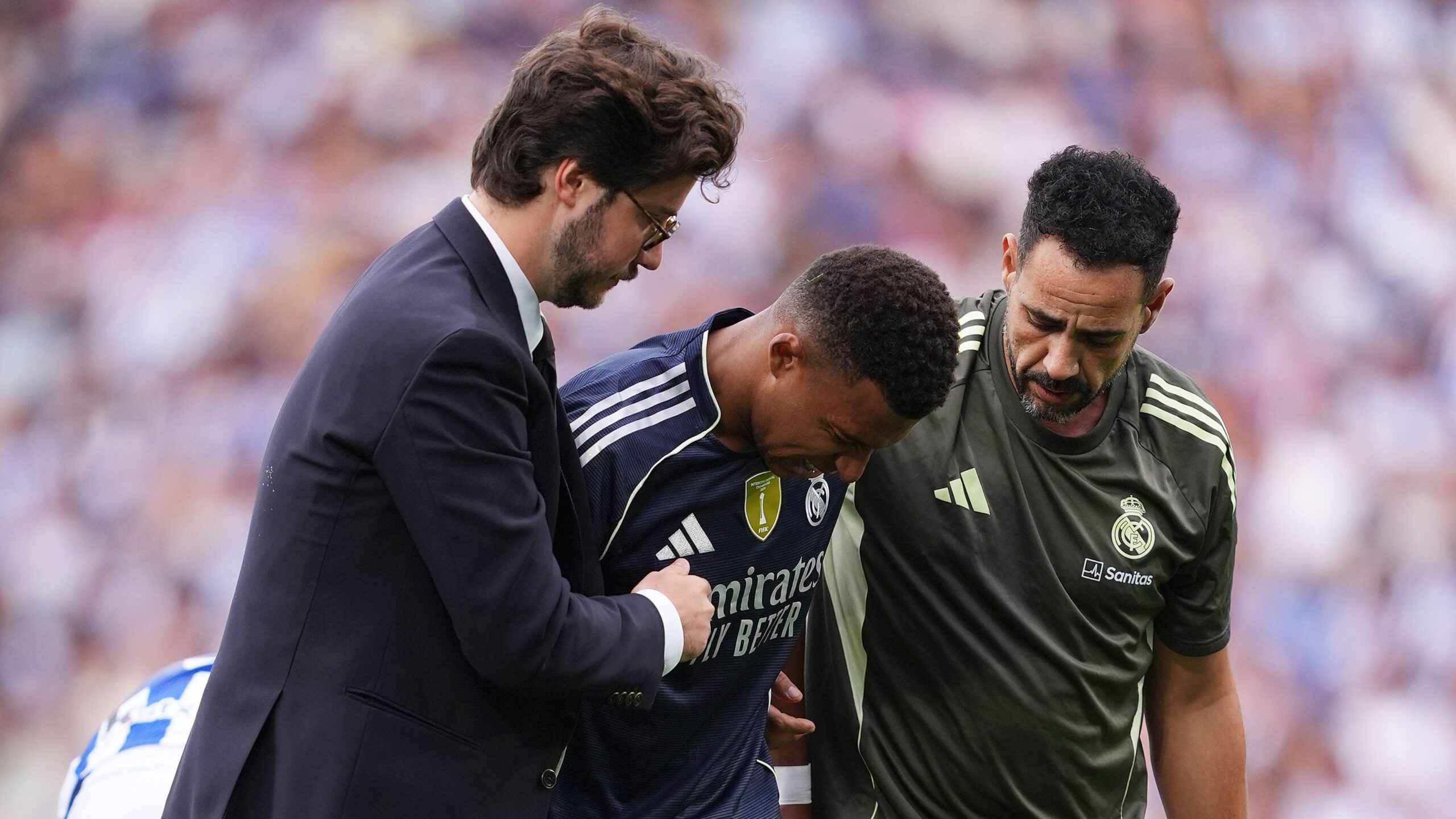 Kylian Mbappe sensationally calls Florentino Perez to tell Real Madrid president he doesn’t want club’s medical staff to treat him ever again amid ‘wrong knee’ drama