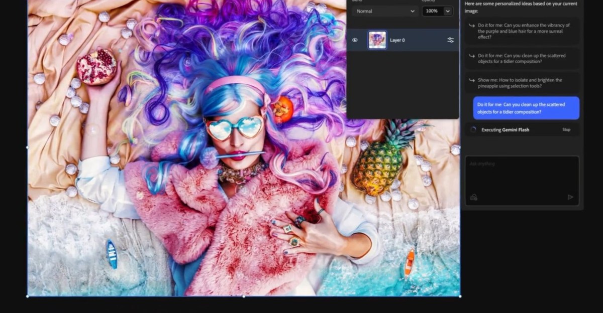 You can now ask Photoshop’s AI assistant to edit images for you