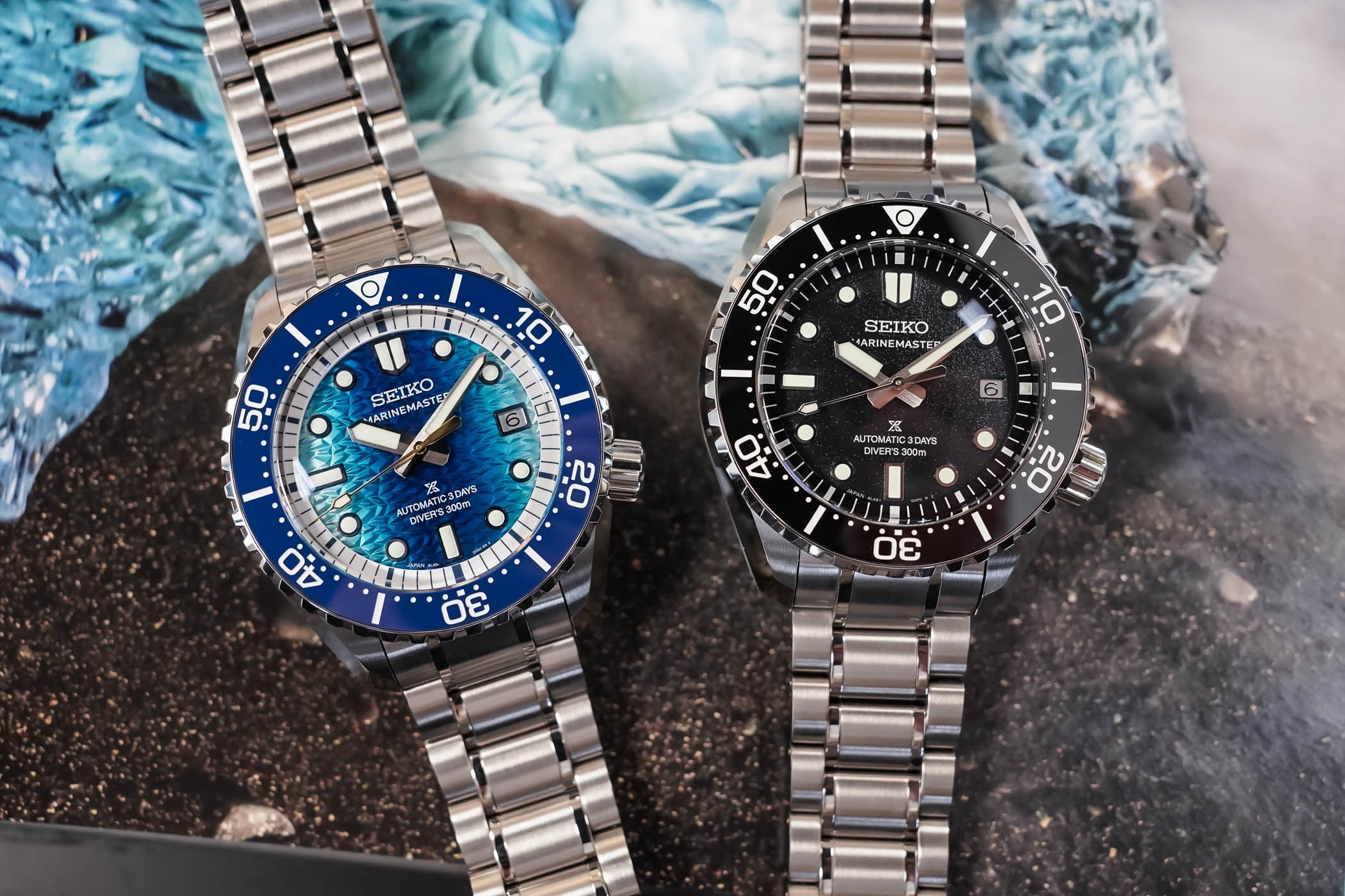 Seiko Prospex Marinemaster 1968 Heritage Diver HBF001 and JAMSTEC Limited Edition HBF002