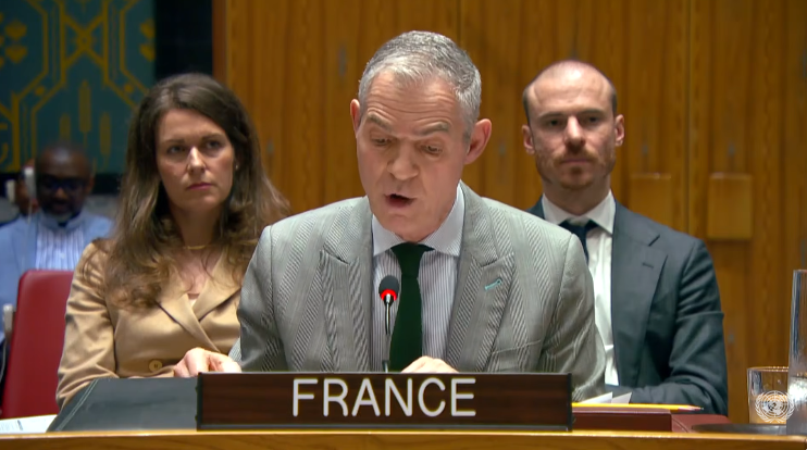 France did not support the draft resolution presented by Russia