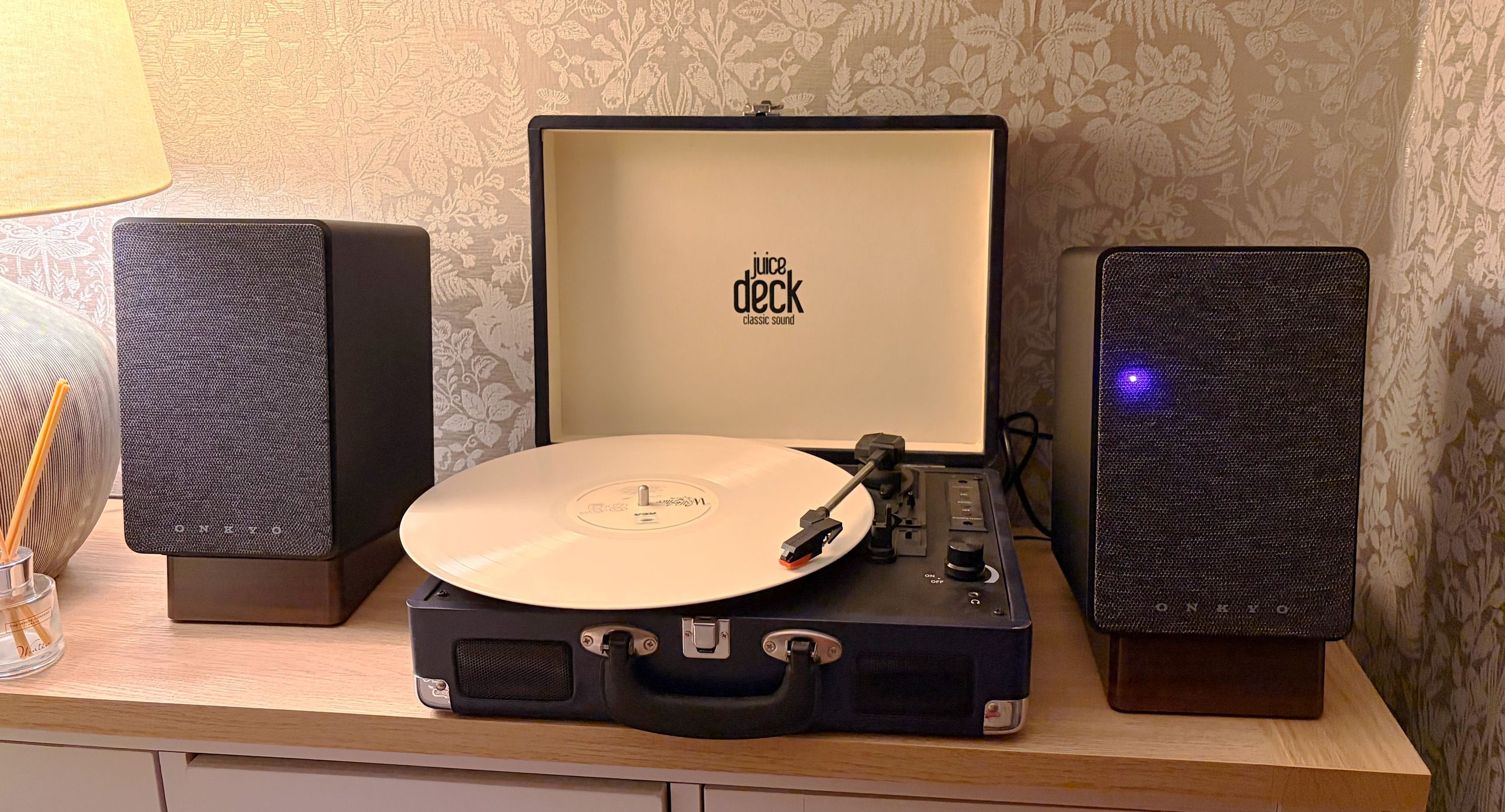 I upgraded my $40 turntable with Onkyo’s $250 speakers, and the sound quality was unrecognizable