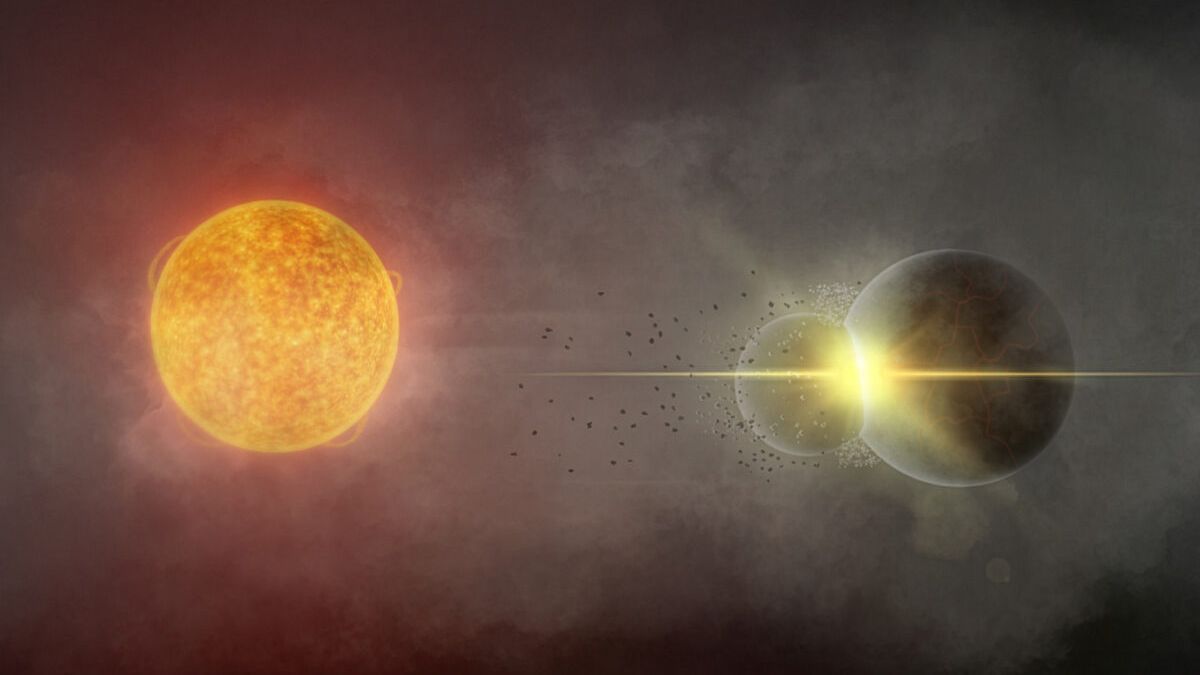 Astronomers Think They Saw Two Planets Collide : ScienceAlert