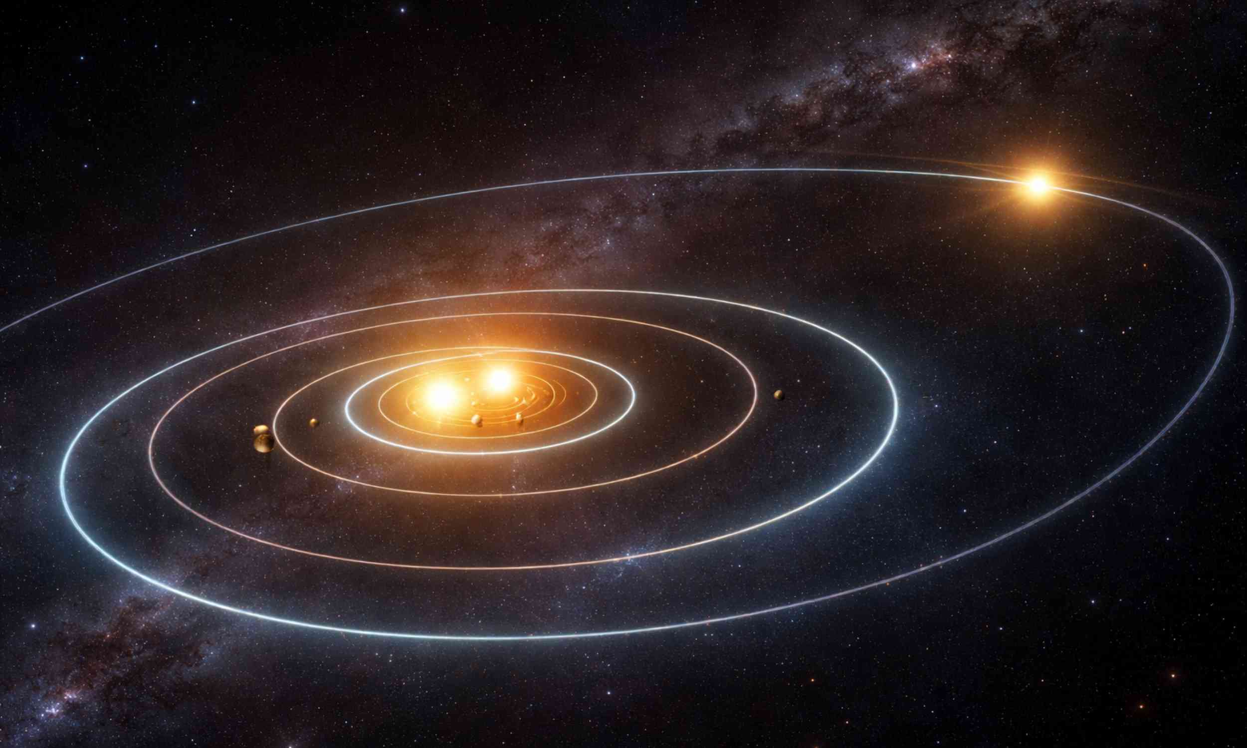 Compact four-star system fits inside Mercury’s orbit