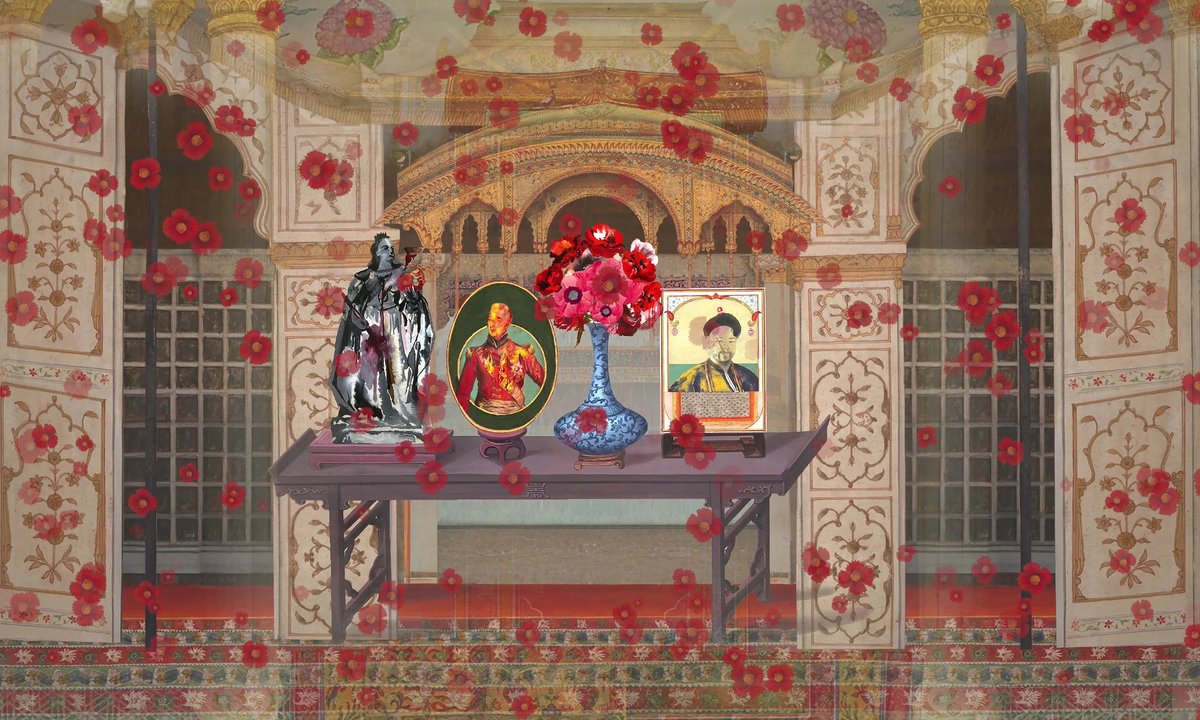 Who owns the seas? Shahzia Sikander’s new animation on world trade beamed onto M+ museum facade – The Art Newspaper