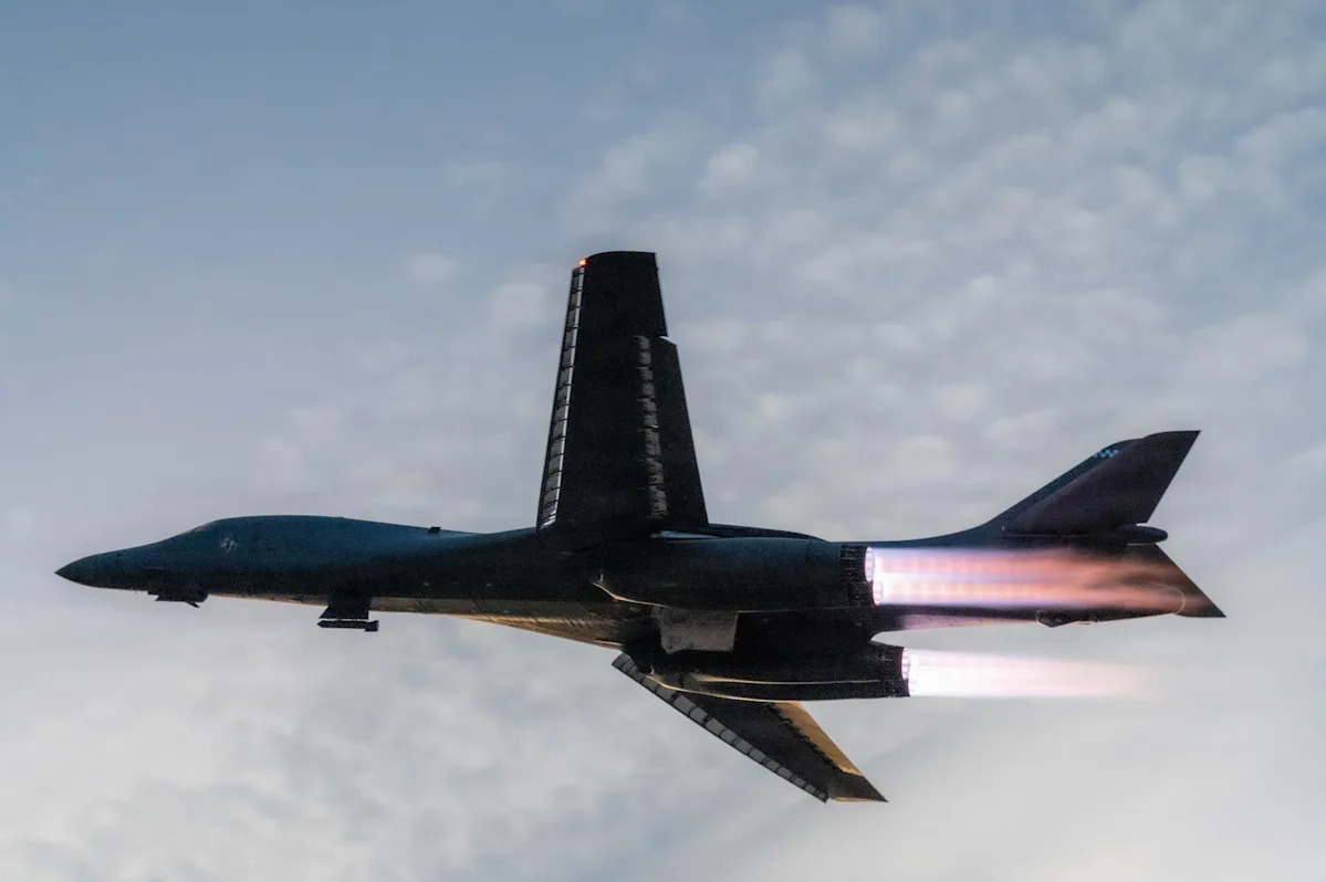 B-1B Lancers conduct deep strikes in Iran as part of Operation Epic Fury