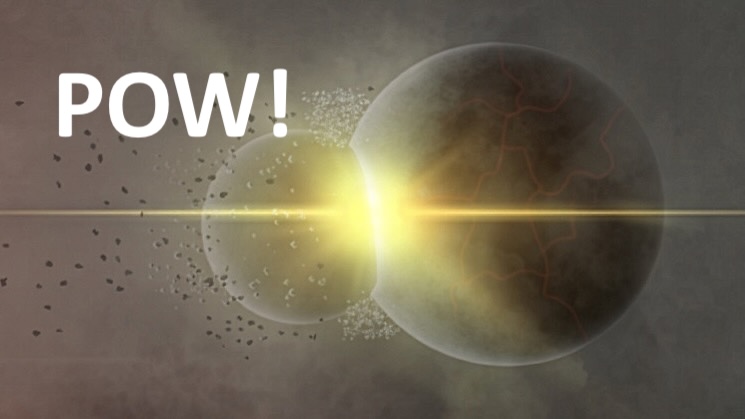 ‘Completely bonkers’ collision of 2 exoplanets observed