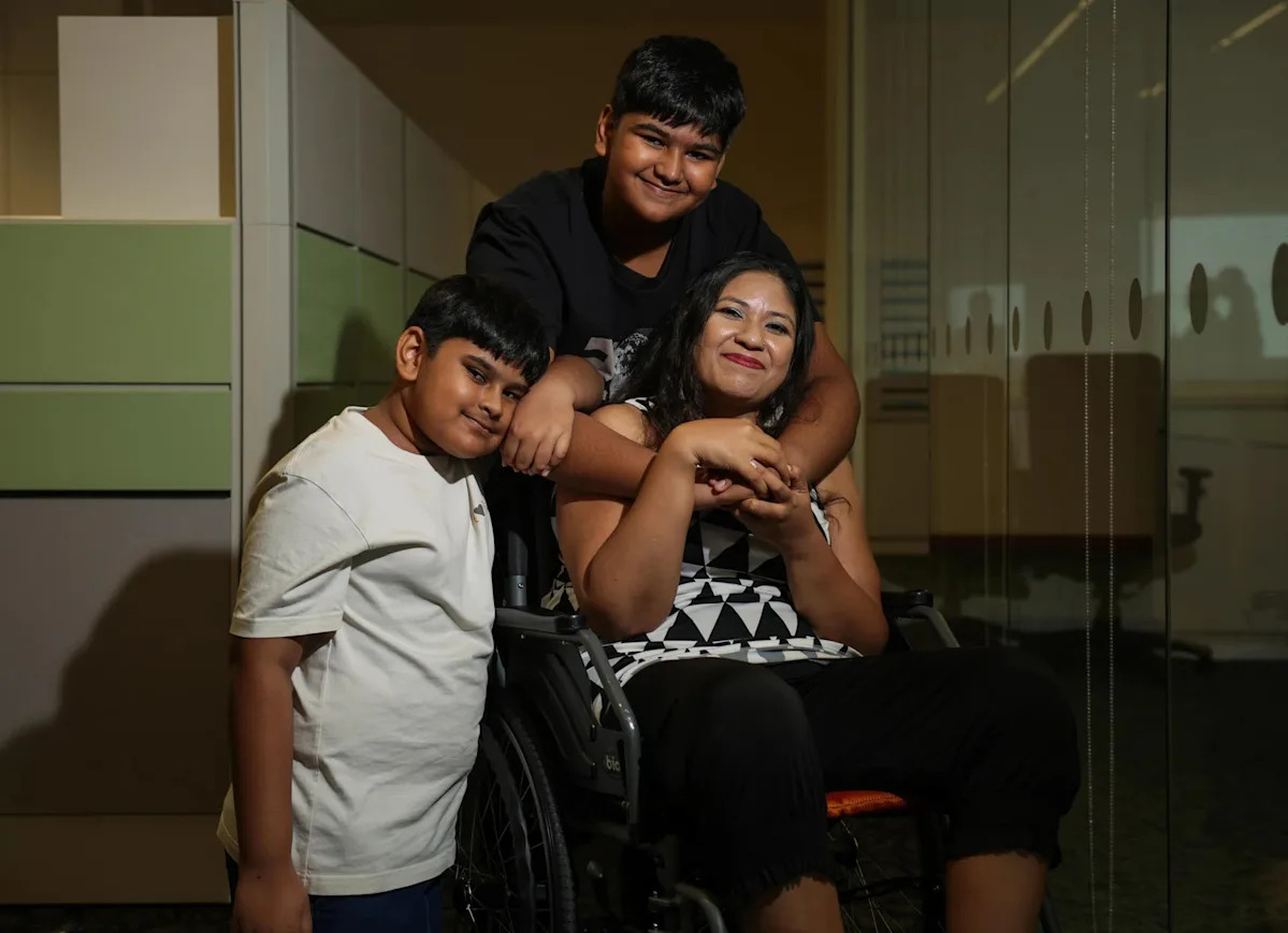 Mother of two suffers falls, double vision and memory loss due to rare condition