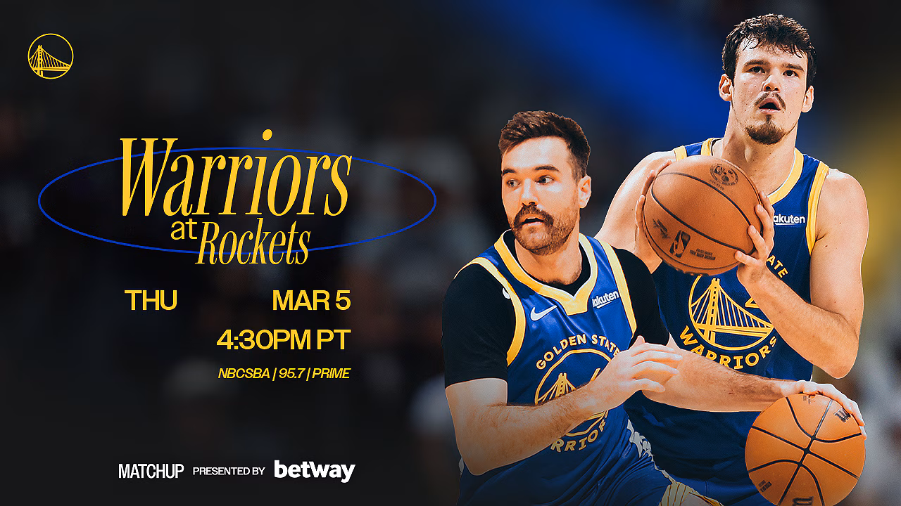 Game Preview: Warriors at Houston Rockets – 3/5/26 – NBA
