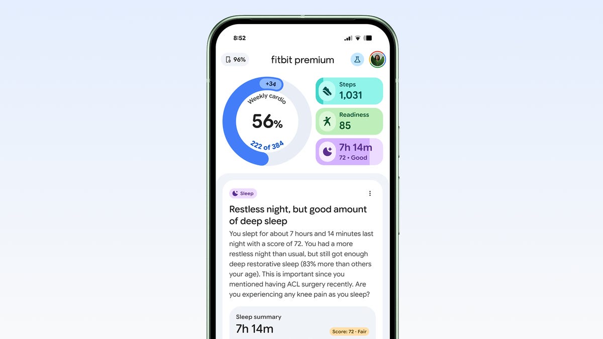 Fitbit’s Personal Health Coach Will Soon Understand Your Medical Records