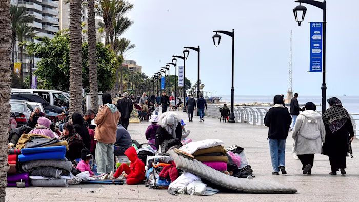 Israeli strikes displace hundreds of thousands across Lebanon