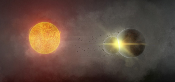 Astronomers Witness Aftermath of Catastrophic Planetary Collision