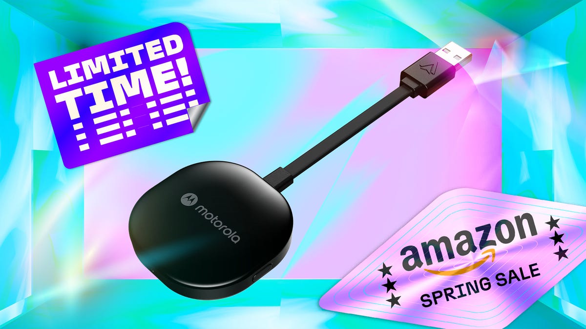 Cut the Cord in Your Car: The Motorola Sound MA1 Wireless Android Auto Adapter Is 60% Off