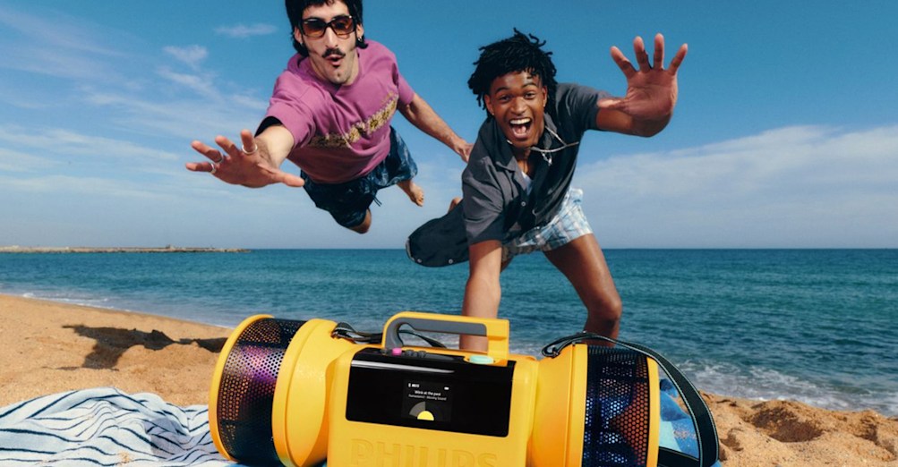 Philips new audio gear brings back the bright bold colors of the ‘80s