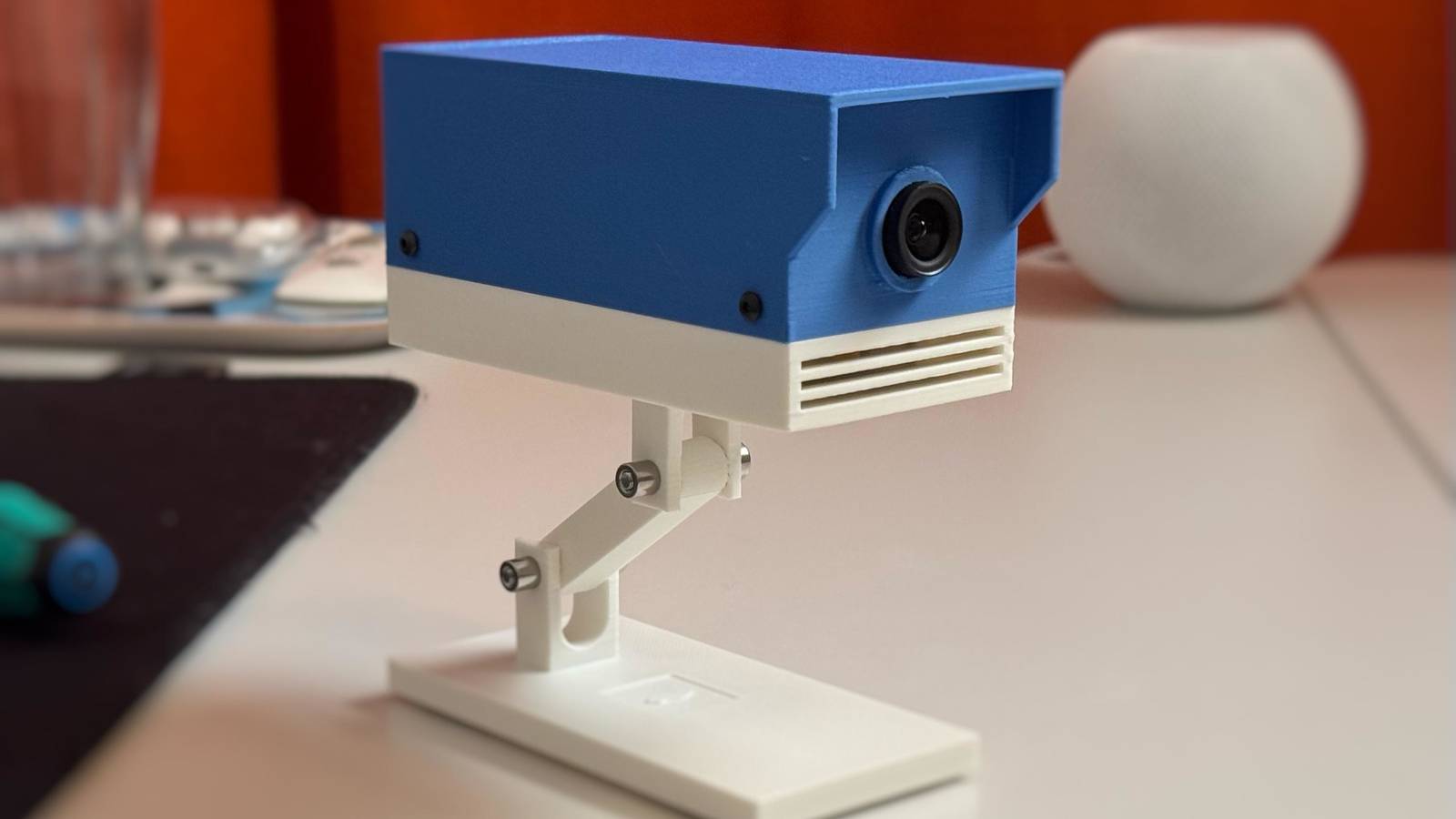 This 3D-printed privacy-first security camera uses a Pi Zero 2 under the hood