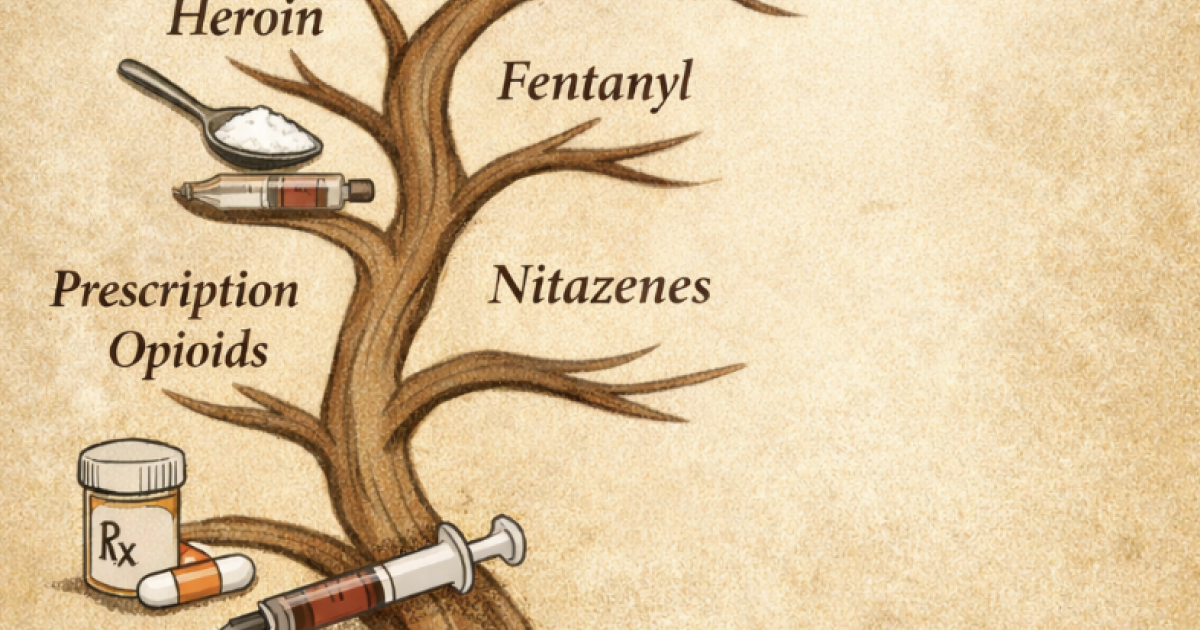 The Evolution of Post-Fentanyl Drugs Mirrors That of Microbial Drug Resistance