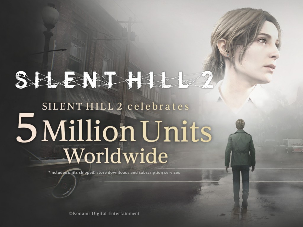 Through The Fog, A Timeless Classic Emerges: SILENT HILL 2 Achieves Five Million Units Worldwide !