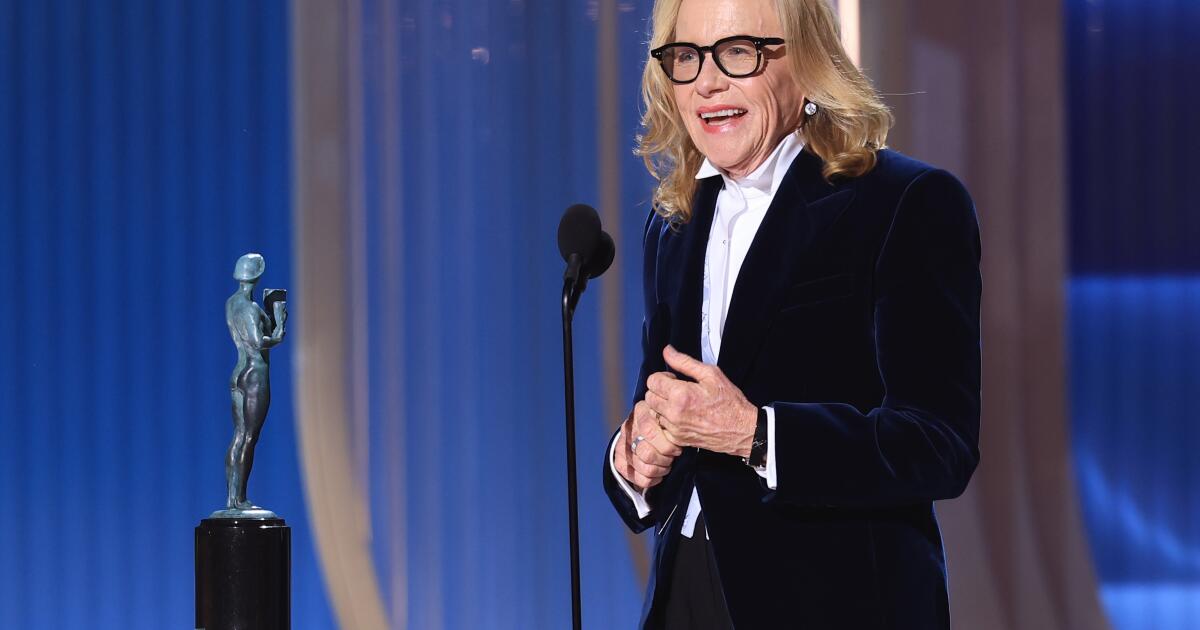Amy Madigan wins SAG’s Actor Award for ‘Weapons’ role as Aunt Gladys