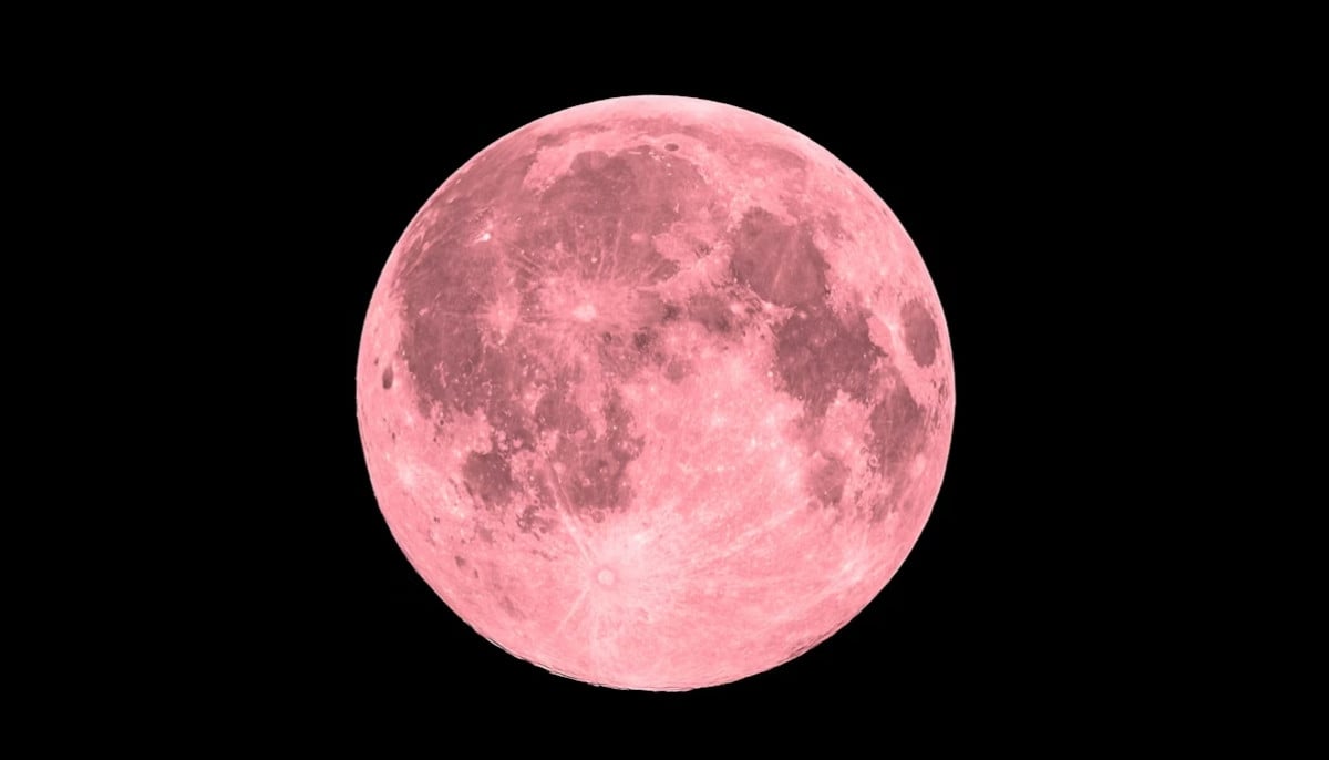 when to see April’s full moon and why it won’t look pink in the sky