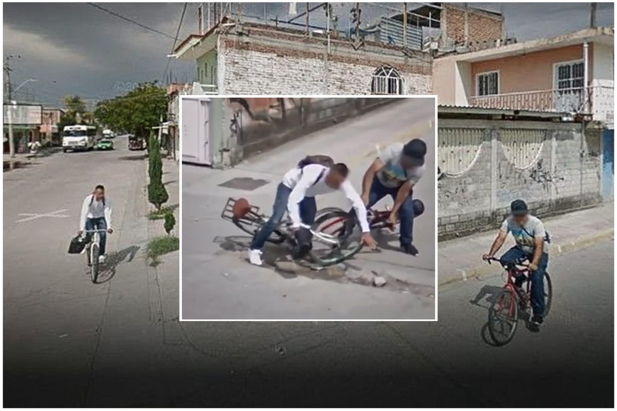Reconstructing a bike crash from Google Street View